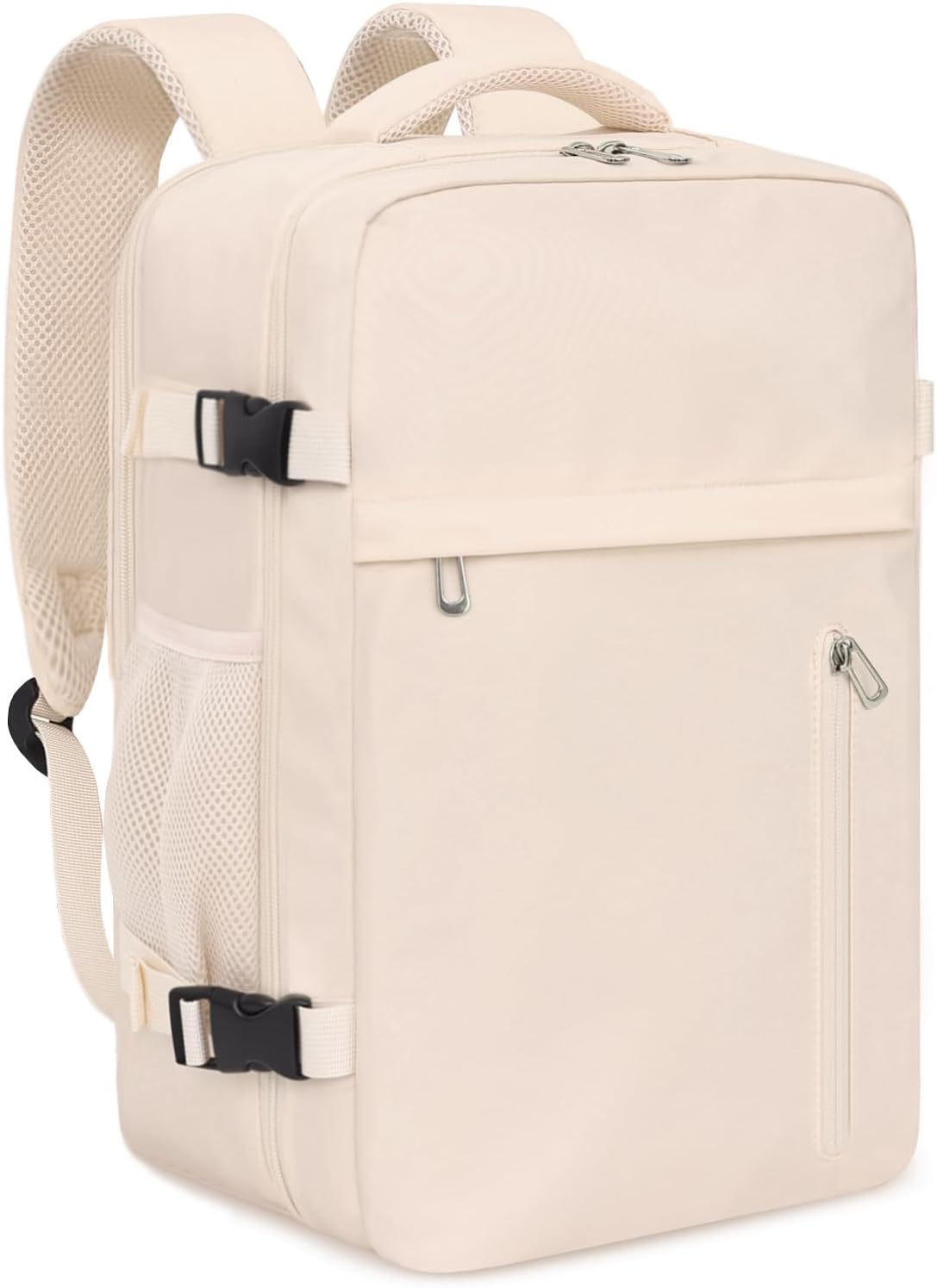 KIRFEIHT Cabin Bags 40x20x25 for Ryanair Underseat Carry-Ons Travel Backpack – Hand Luggage Backpack Cabin Bag Size 20L – Daypack School Office Backpack with USB Port – Beige