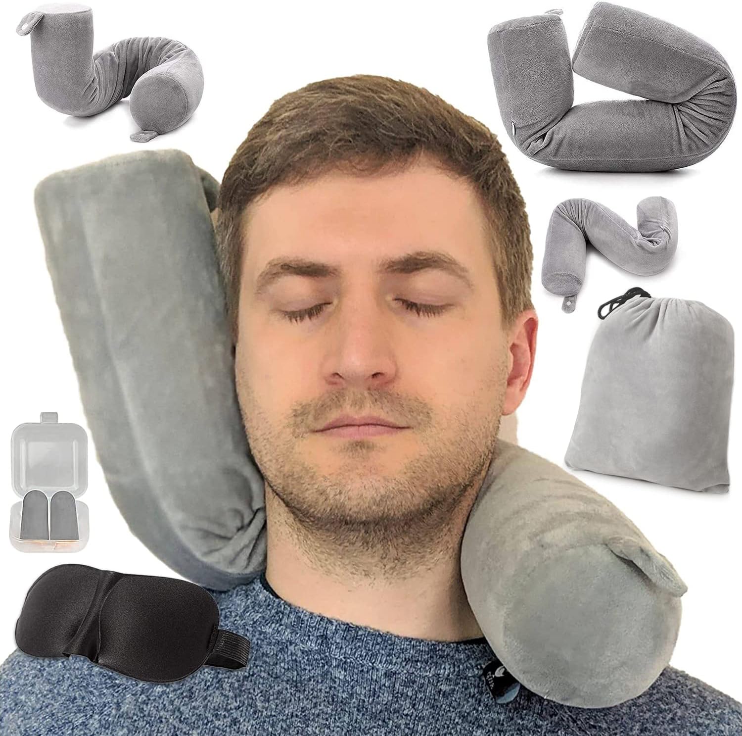 EPROICKS Travel Pillow Twist memory...