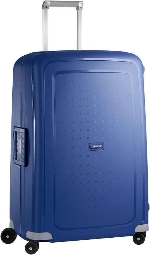 Samsonite S'Cure - Spinner XL Case, with 4 Wheels, 81 cm, 138 L, Blue (Dark Blue)